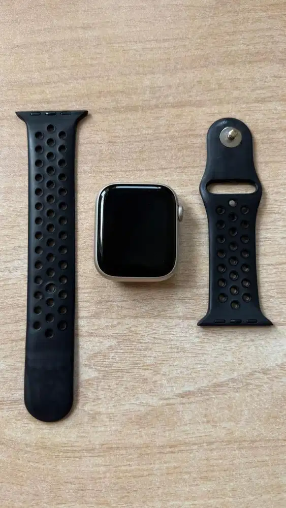 apple watch series 7 nike edition 45mm starlight
