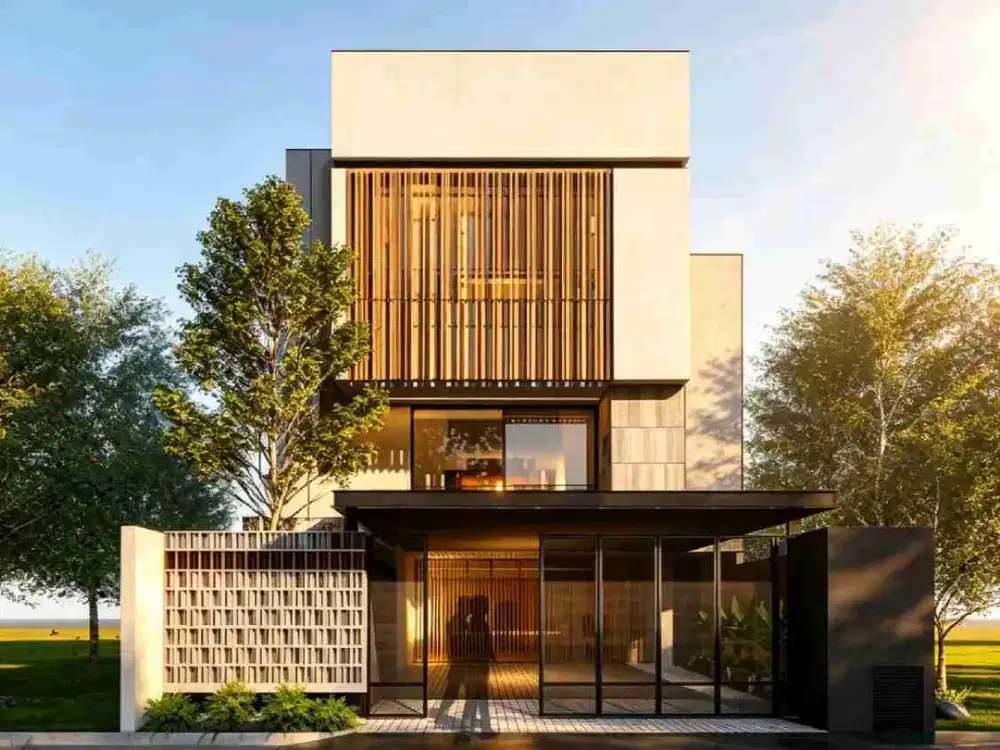 Rumah baru mewah di intercon, kebon jeruk, Jakarta Barat