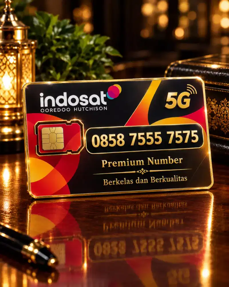 Nomor Cantik Premium Indosat Ooredoo Berkualitas 7575