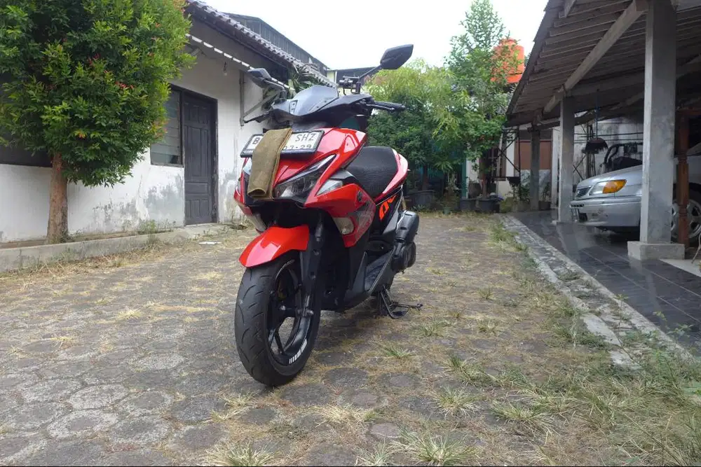 Dijual Yamaha Aerox 155 VVA Merah Cabe Tahun 2019 Plat DKI