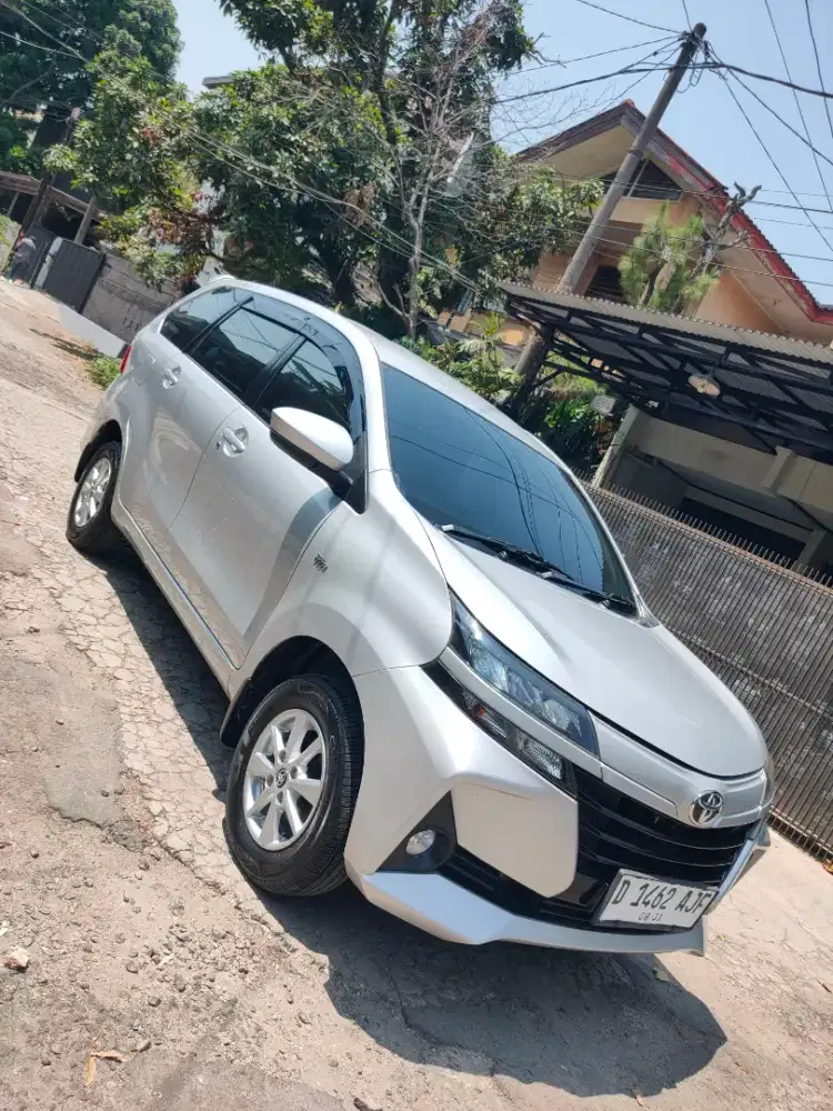 TOYOTA AVANZA 1.3 MANUAL 2021 SILVER DP RENDAH MOBIL NYARIS BARU