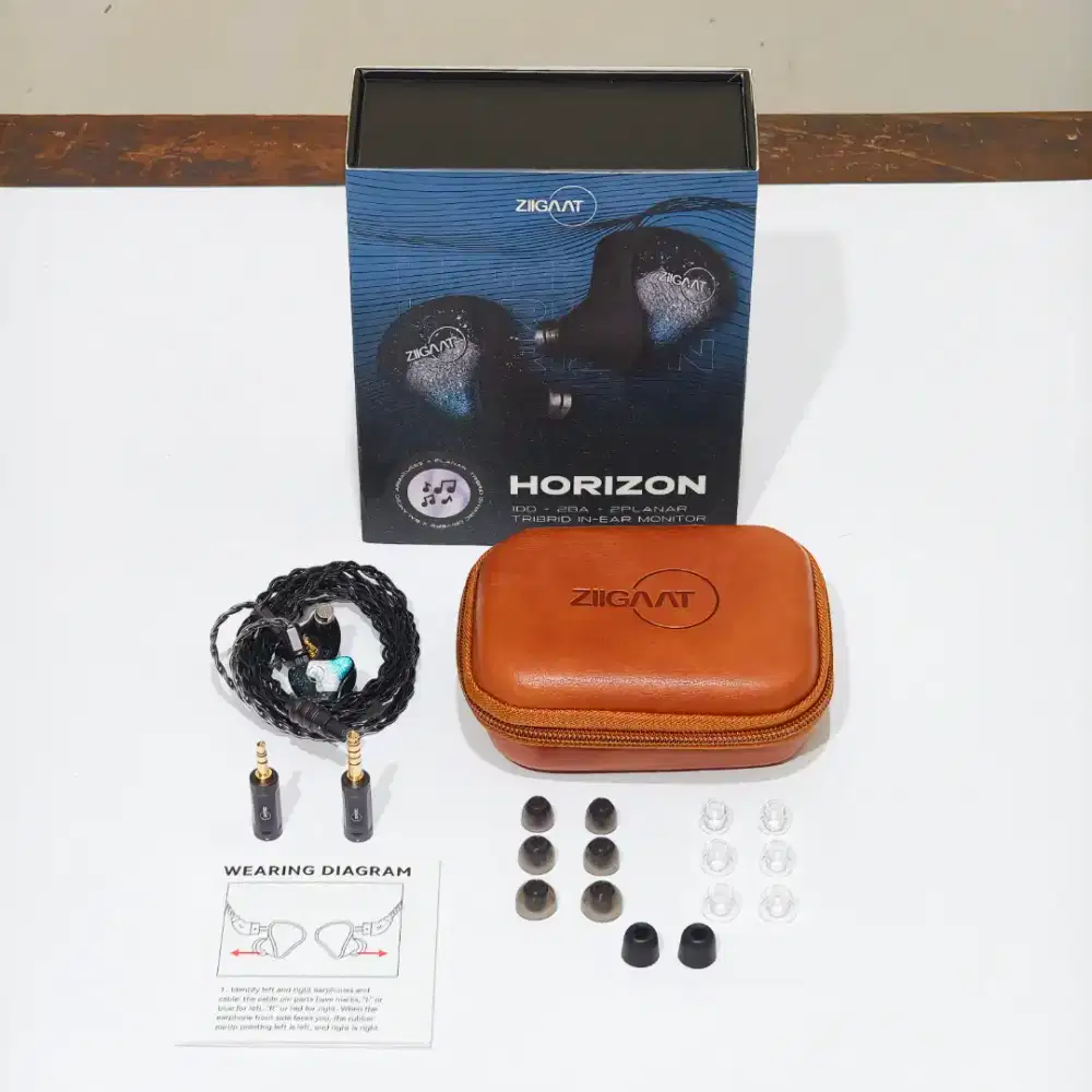 IEM Ziigaat Horizon - High End Tribrid In Ear Monitor Earphone HiFi