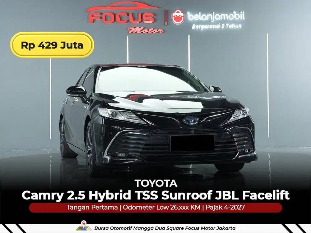 [ GARANSI 5THN LOW KM ] Toyota Camry 2.5 Hybrid TSS JBL 2020/2021/2022
