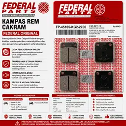 Kampas Rem (Dispad) Honda GL Max / GL Pro Merk Federal