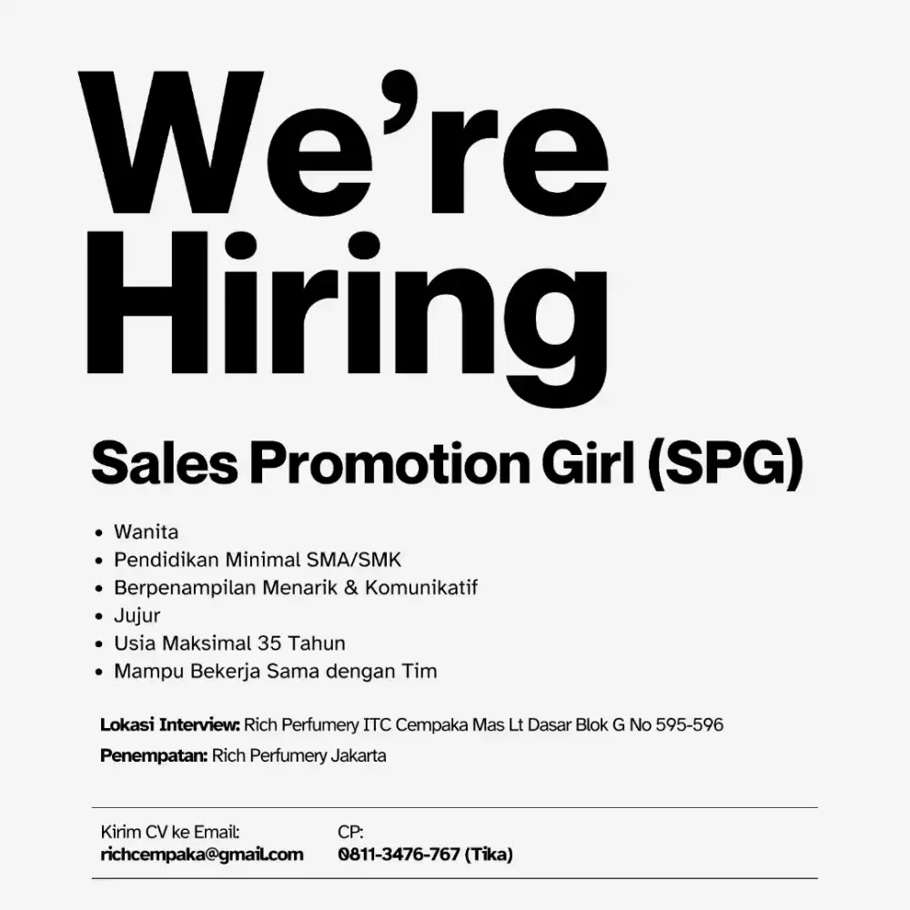 SPG parfum Refill