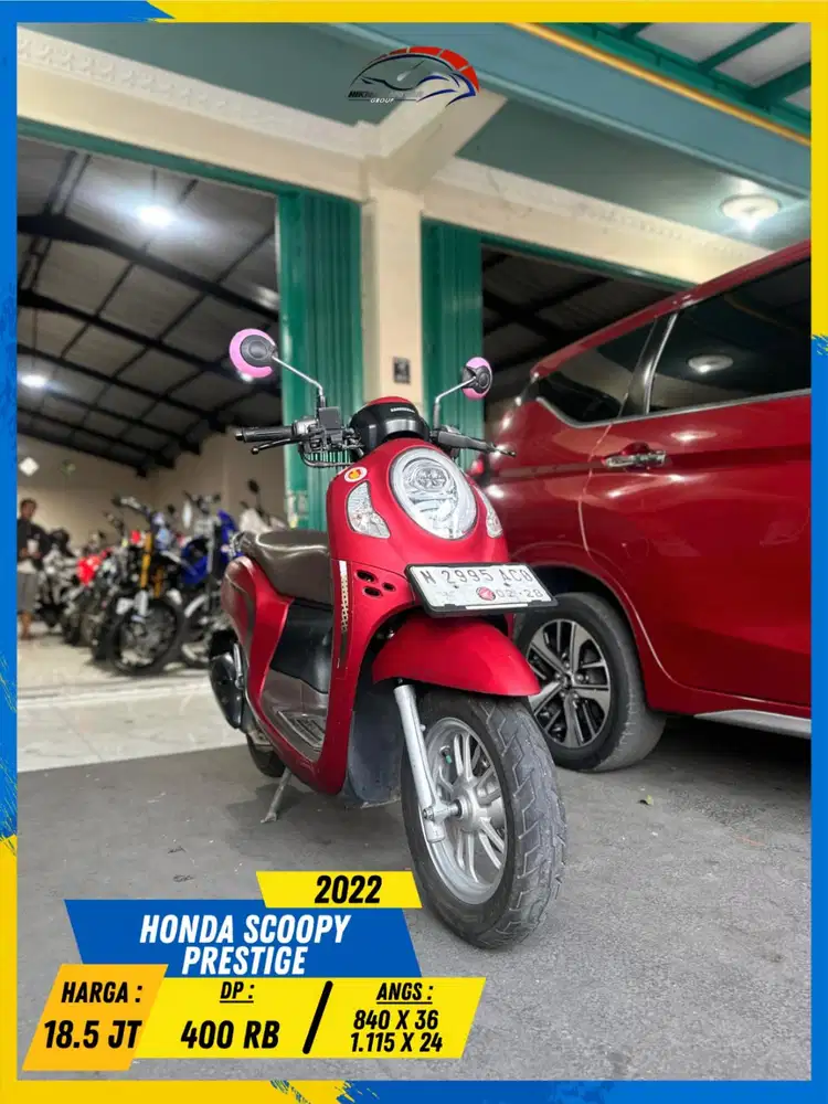 HONDA SCOOPY PRESTIGE 2022 LIKE NEW MASZEHH HIKMAH MOTOR KEPUH