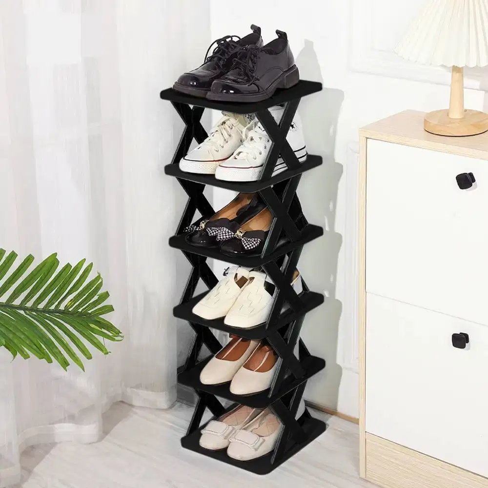 Rak Sepatu Model X 4 6 Susun