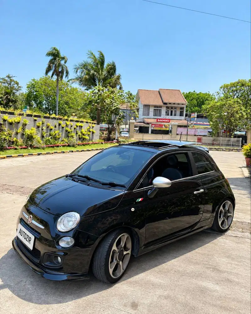 Fiat Abarth 500 Hitam 2014 Tdp Murmer Ori Menarik Bu Antik Simpan Baru