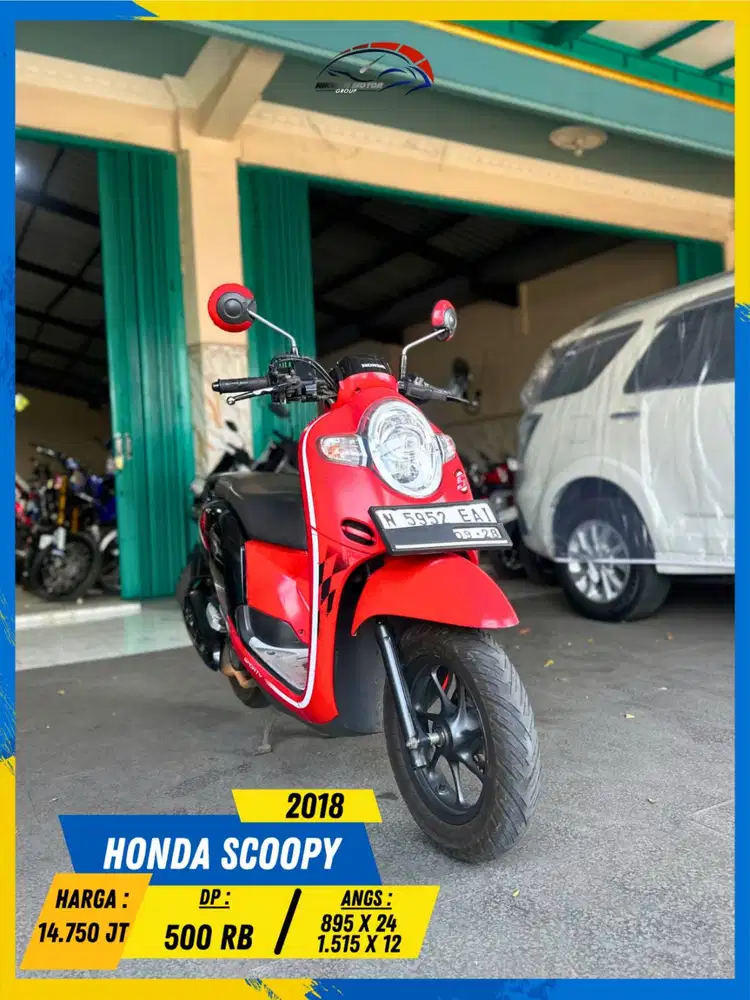 HONDA SCOOPY 2018 GASSS POLL MASZEHH HIKMAH MOTOR KEPUH