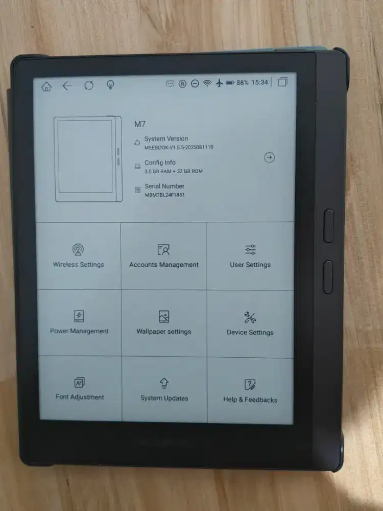 E-Reader MEEBOOK M7 100%