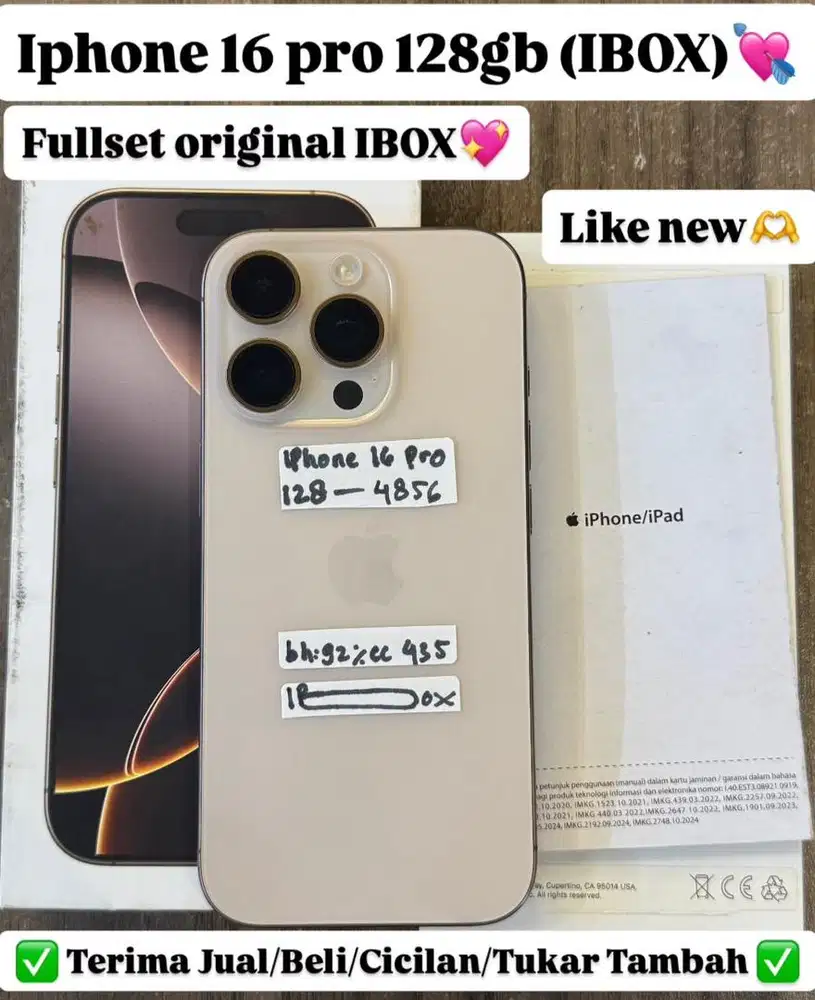 Iphone 16 Pro 128 Gb Desert titanium ibox