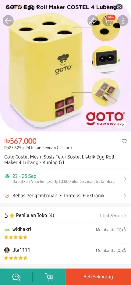 Egg roll costel 4h