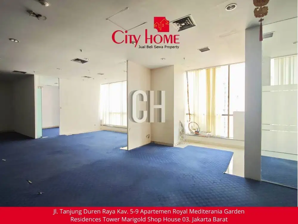 SEWA KANTOR APL TOWER 254m² – REPRESENTATIF & SIAP DITATA