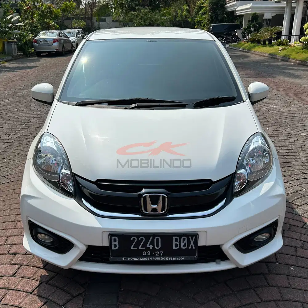 BRIO E CVT 2017 PUTIH ANGSURAN MURAH PEMAKAIAN 2018
