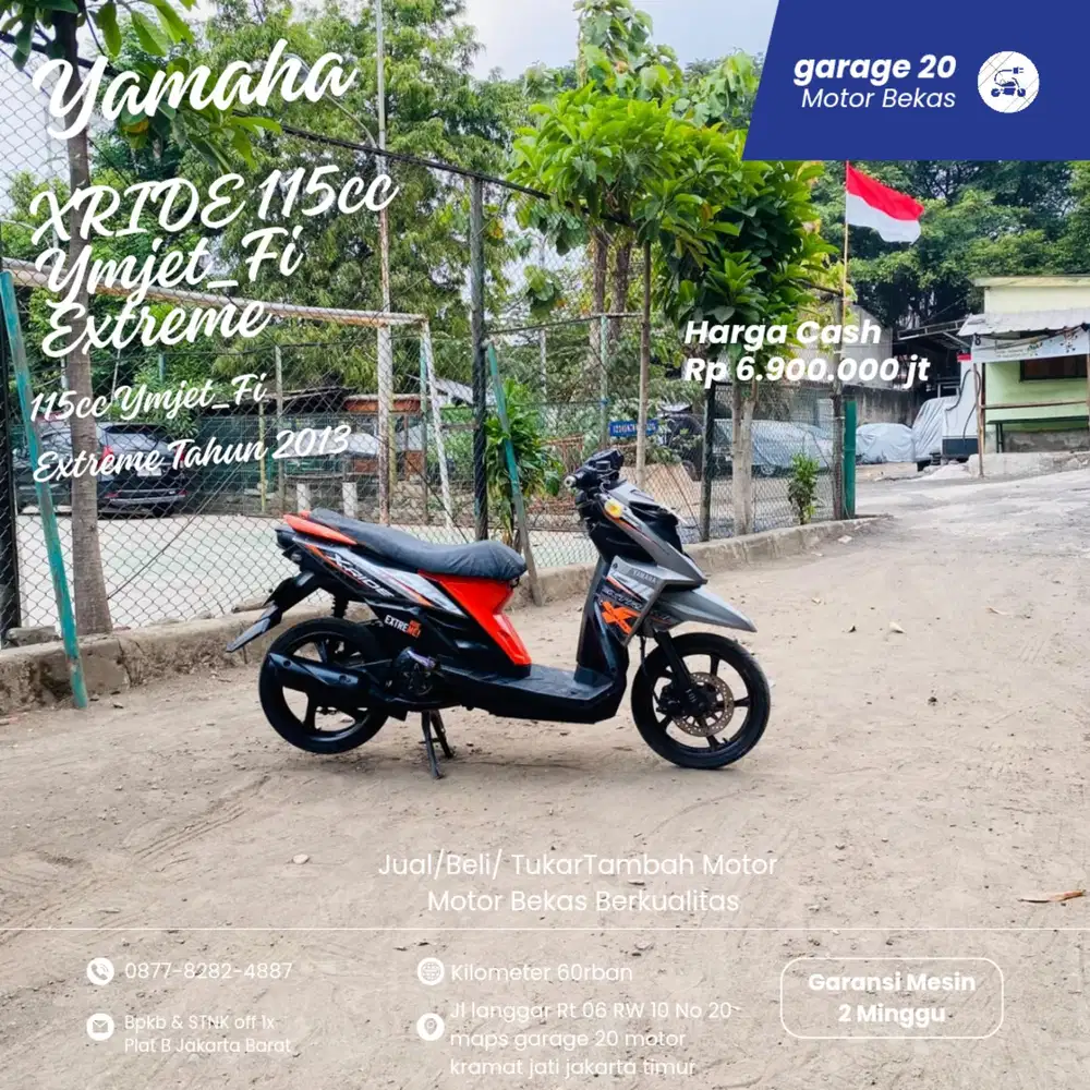 Yamaha X-Ride 115cc Ymjet_Fi Tahun 2014 Pajak Off