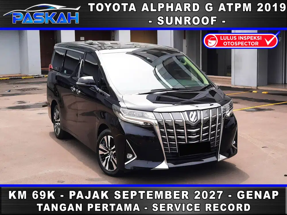 GENAP Bunga 5% SEPTEMBER 2027 KM 69 ALPHARD G ATPM 2019 ALPHARD G 2019