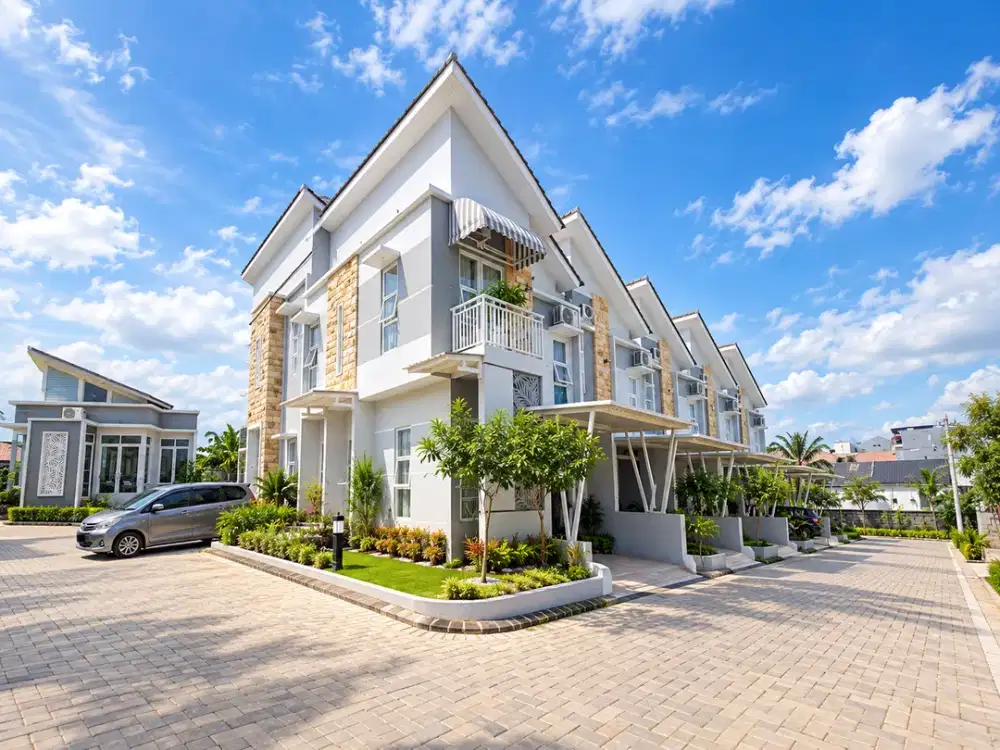 Rumah Depok 2 Lantai Hunian Eksklusif Medina Townhouse Depok Konsep Syariah Tanpa BI Checking One Gate System Dekat Tol Stasiun & Fasilitas Kota Depok