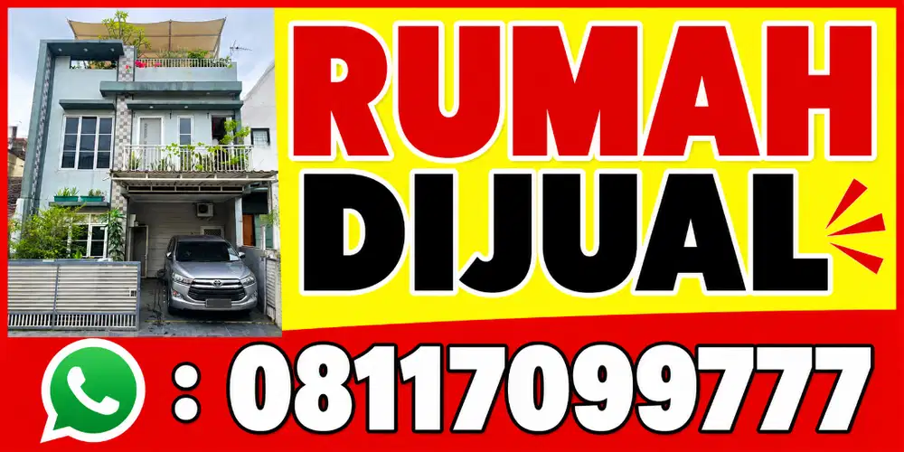 Dijual Rumah 2 lt. Plus roof top canopi membran di Lantai 3