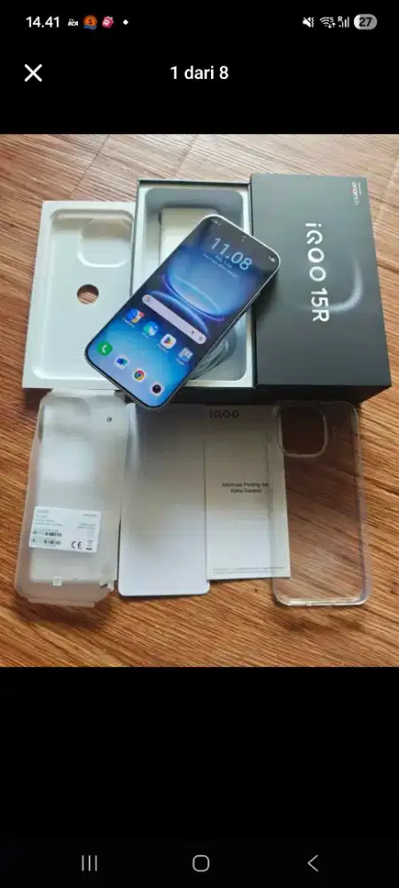 Iqoo 15R 8/256 gb resmi indo mulus like new