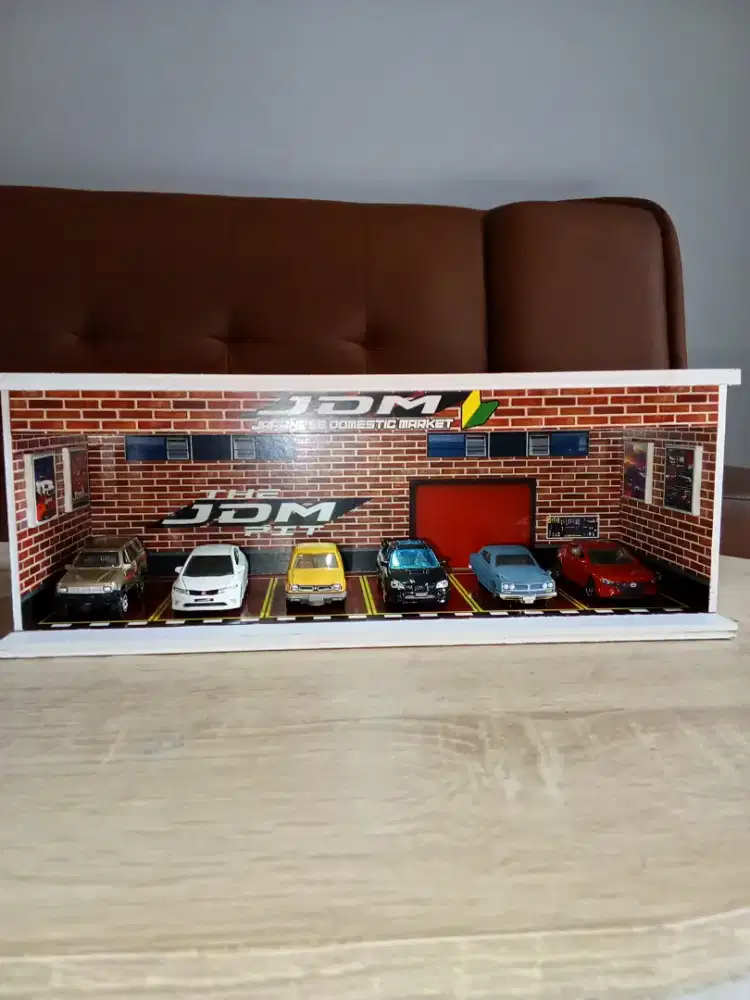 Diorama Diecast JDM +  6 Mobil