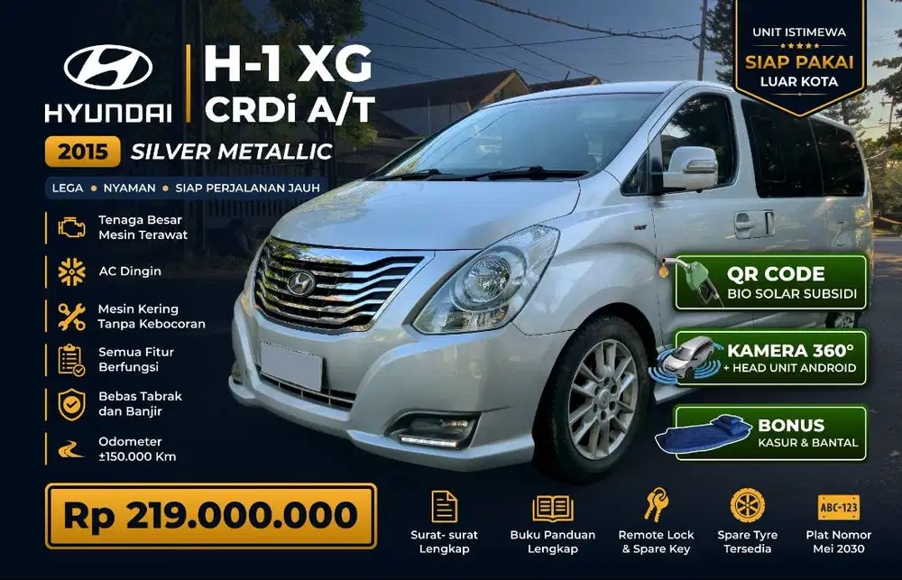 Hyundai H-1 CRDi A/T 2015 Barcode Bio Solar Ready