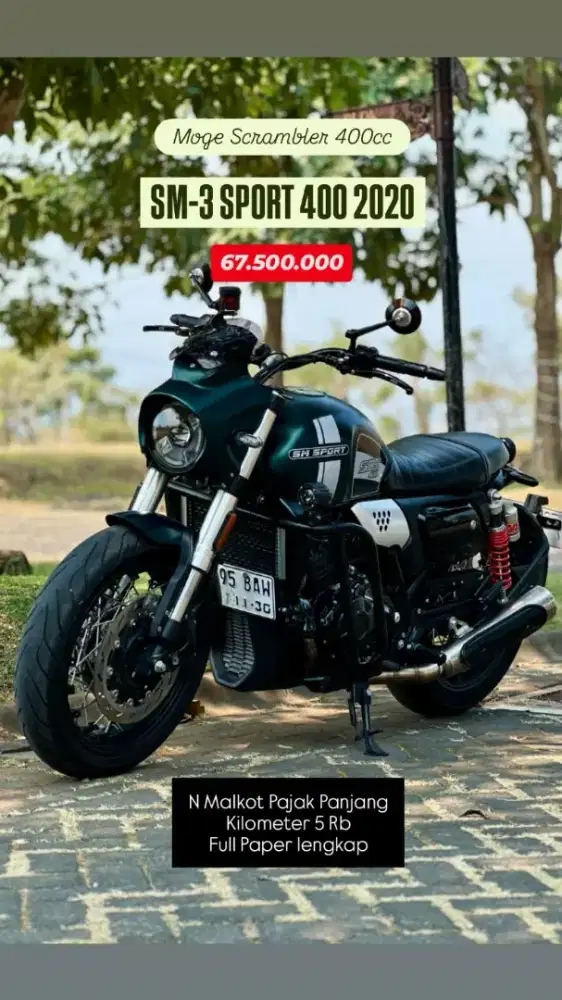 Odo 5rb Istimewa!!Sm-3 Sport 400cc 2020 N Kota Pajek Panjng-Mustika