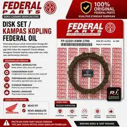 Kampas Kopling (Plat Kopling) Honda Revo Merk Federal