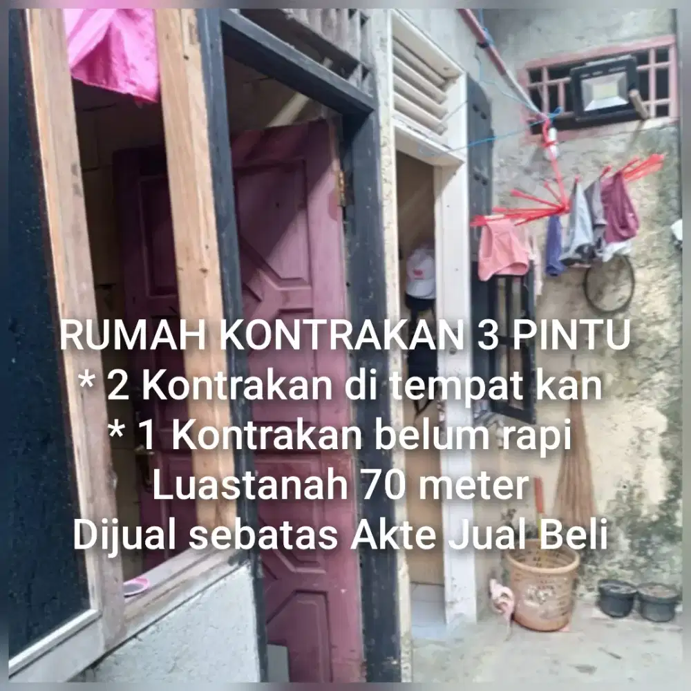 Rumah Kontrakan 3 pintu di Petukangan Selatan
