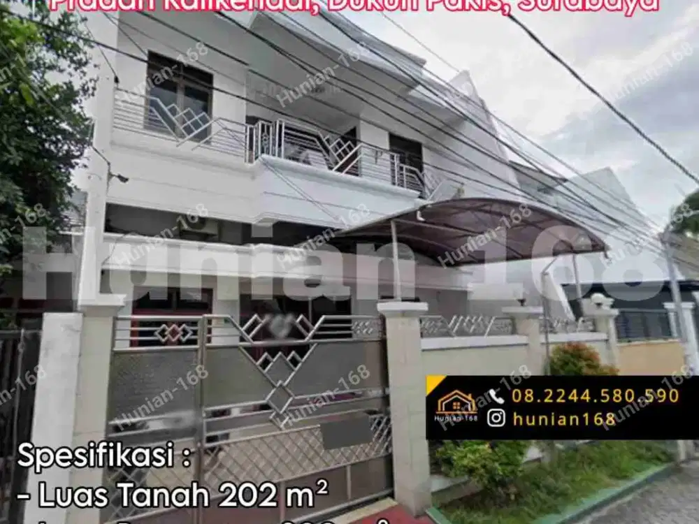Rumah Pradah kalikendal Darmo Permai Dukuh Pakis Kupang Jaya Indah Surabaya Barat Baru Putat Gede
