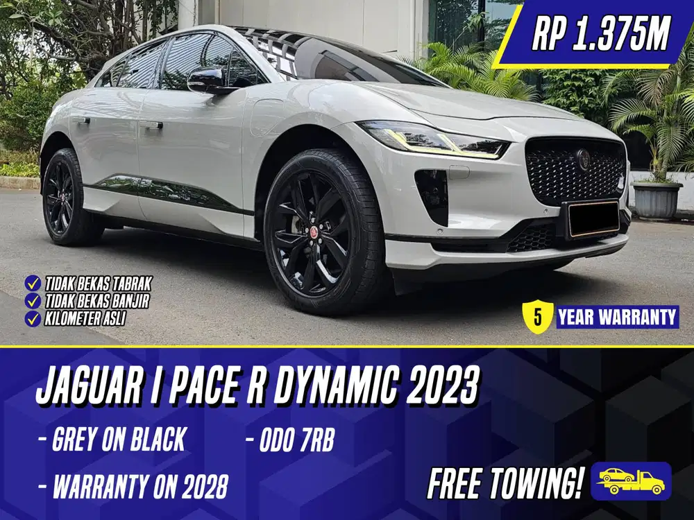 Jaguar I-Pace R Dynamic 2023 Grey on Black Abu-Abu Abu IPace I Pace