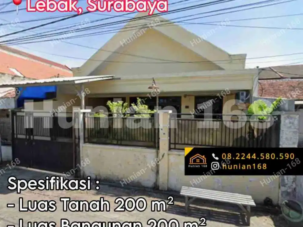 Rumah Lebak Indah Arum Timur Permai Jaya Rejo Utara Kenjeran Gading Babatan Surabaya Pantai Kalijudan