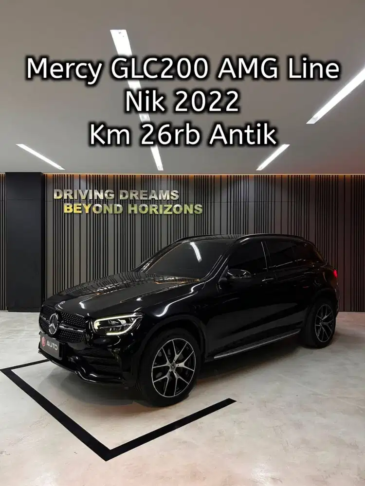 Mercedes Benz GLC 200 GLC200 AMG 2022 Hitam Mercy Km26rb B2568SJH