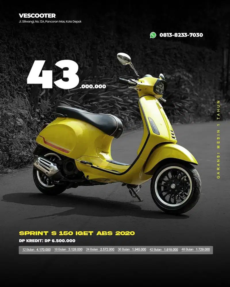 VESPA SPRINT S 125 IGET ABS 2020