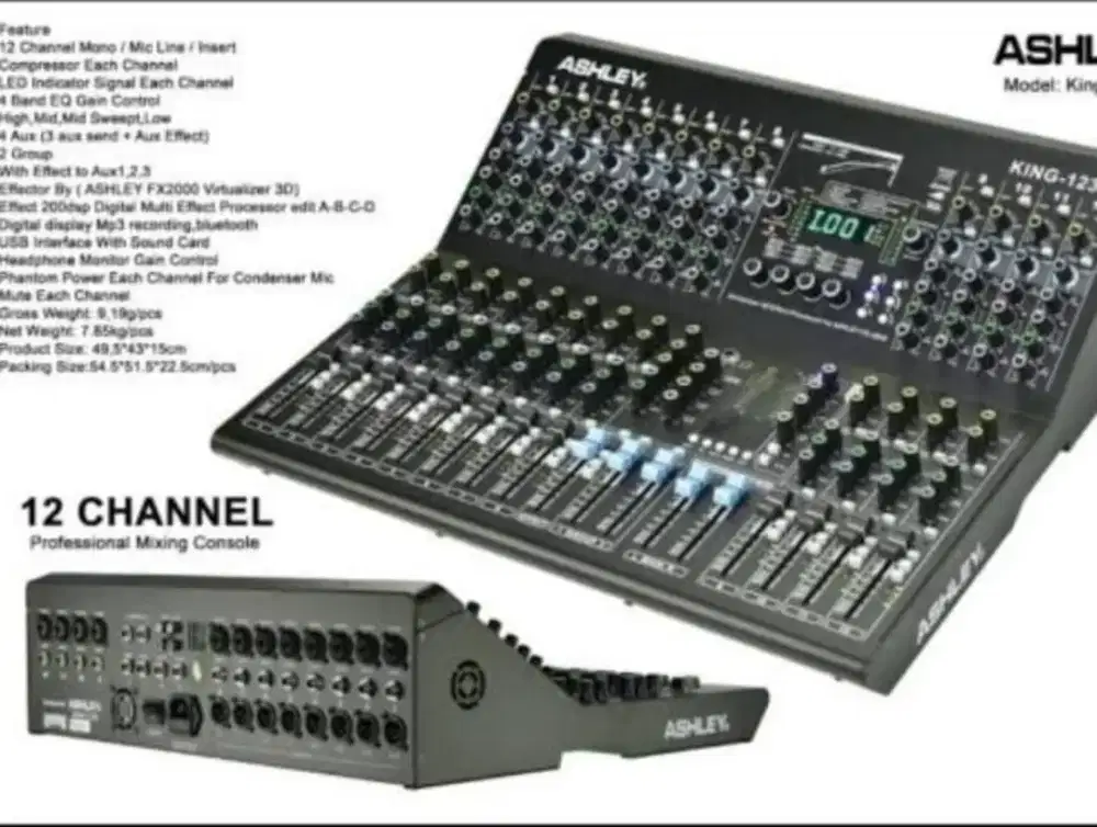 Di Jual Mixer Ashley King Note 12