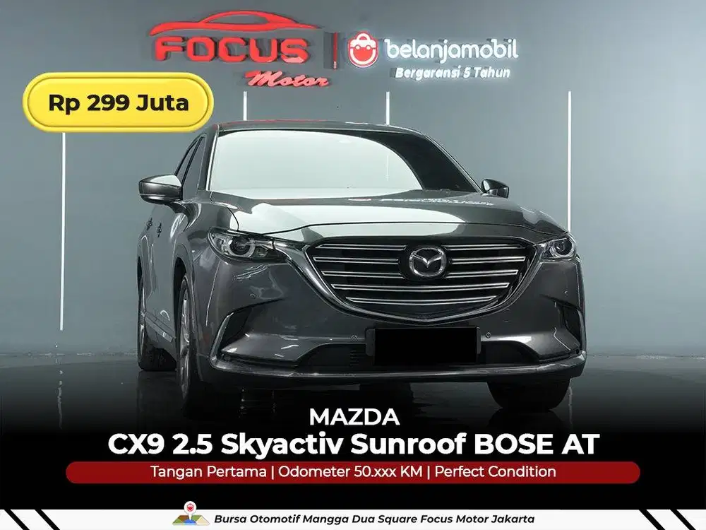 [GARANSI 5THN] Mazda CX9 CX-9 CX 9 2.5 Skyactiv Sunroof 2017/2018/2019