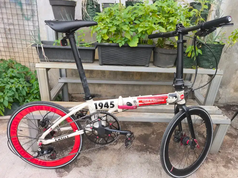 Sepeda Lipat Fold x lite special edition kemerdekaan