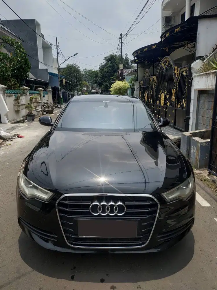 AUDI A6 2013 HITAM SS Komplit Pajak Panjang