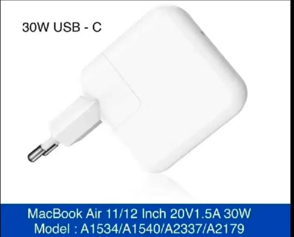 Edisi salah beli charger USB-C 30W Untuk Macbook air