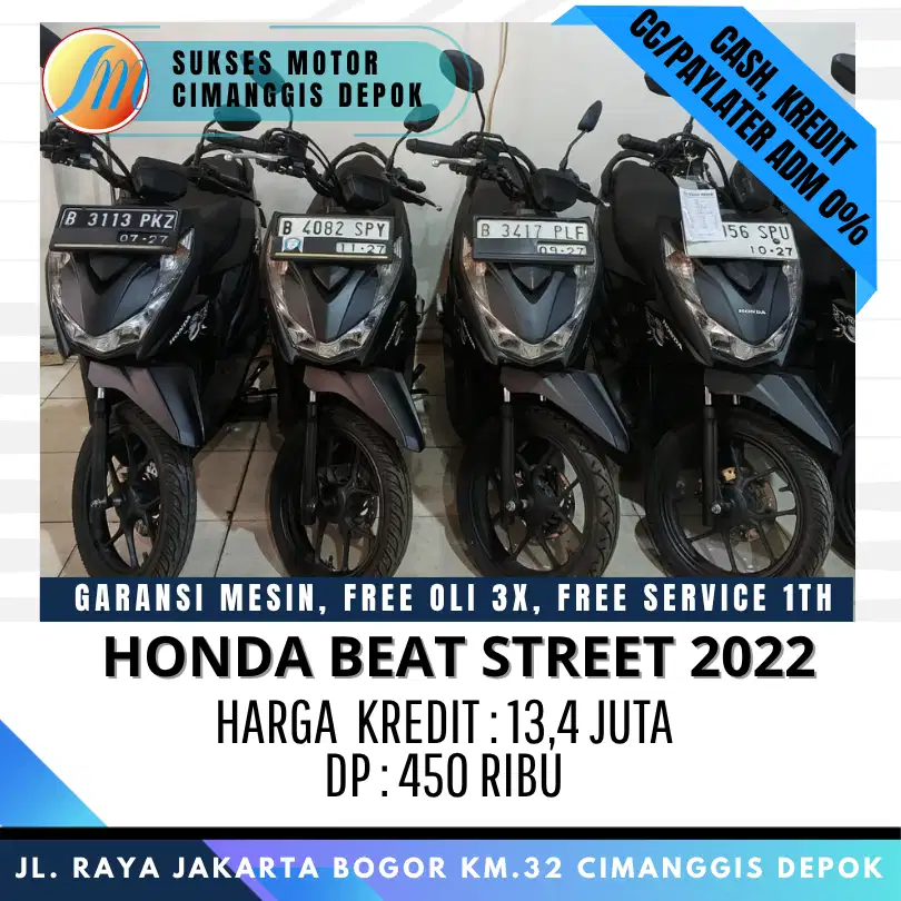 BEAT STREET 2022 TERMURAH CASH KREDIT PROMO DP 400 RIBUAN