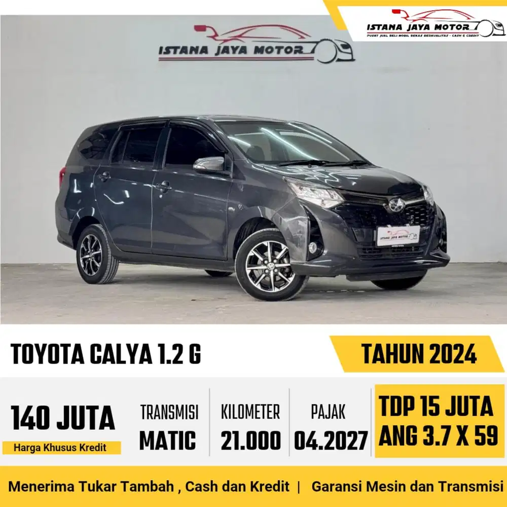 Toyota Calya G AT th 2024 #istana jaya motor