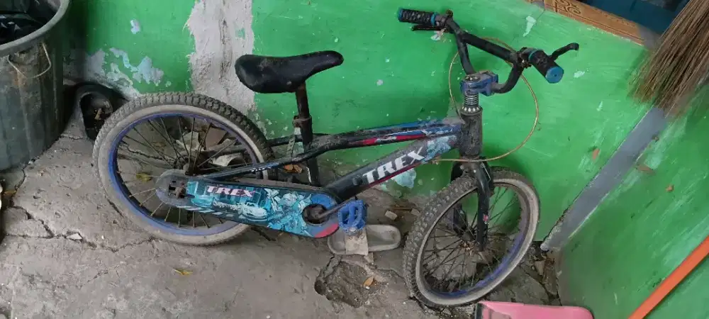 Sepeda BMX Anak TREX Biru Hitam, Bekas