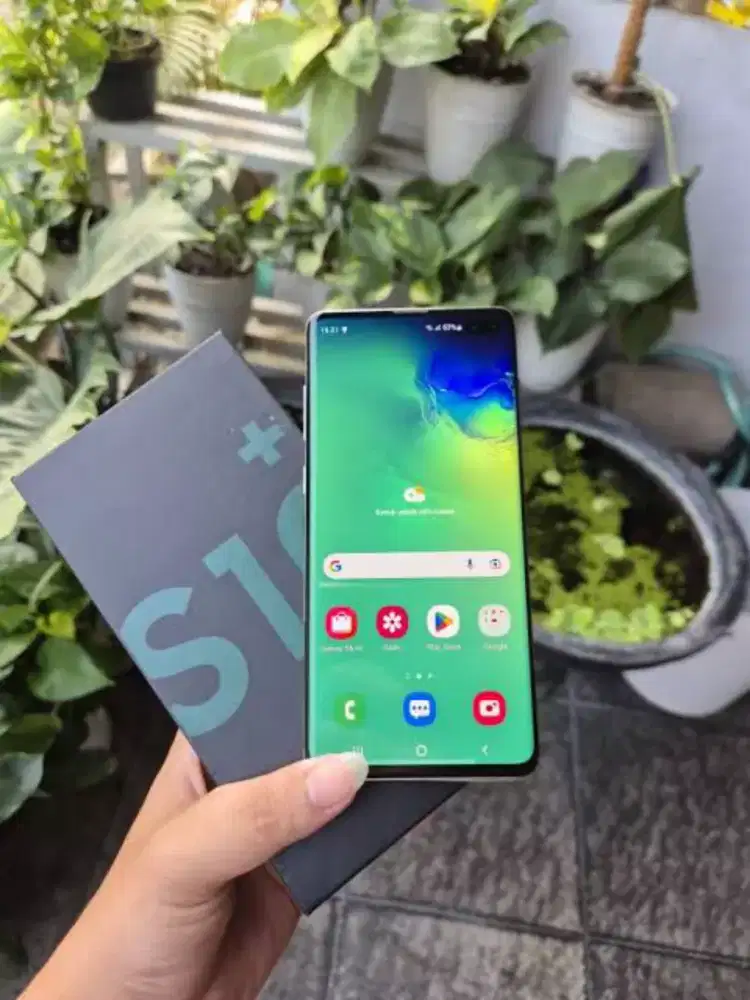 Samsung S10 Plus Resmi SEIN Ram 8/128 Fullset Original