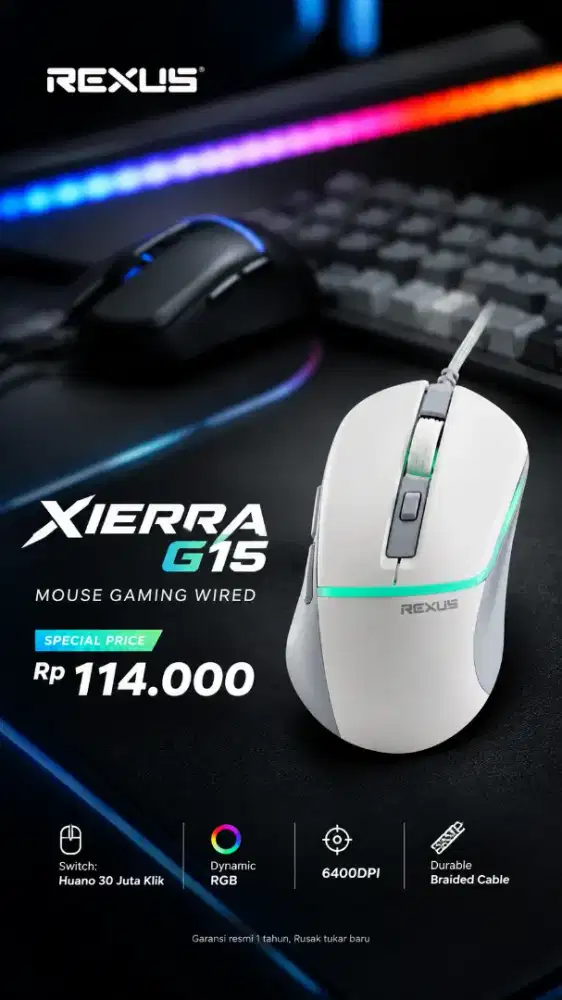 Mouse rexus Xierra G15
