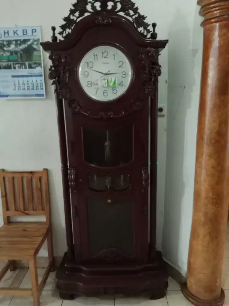 Jam Kayu jati original