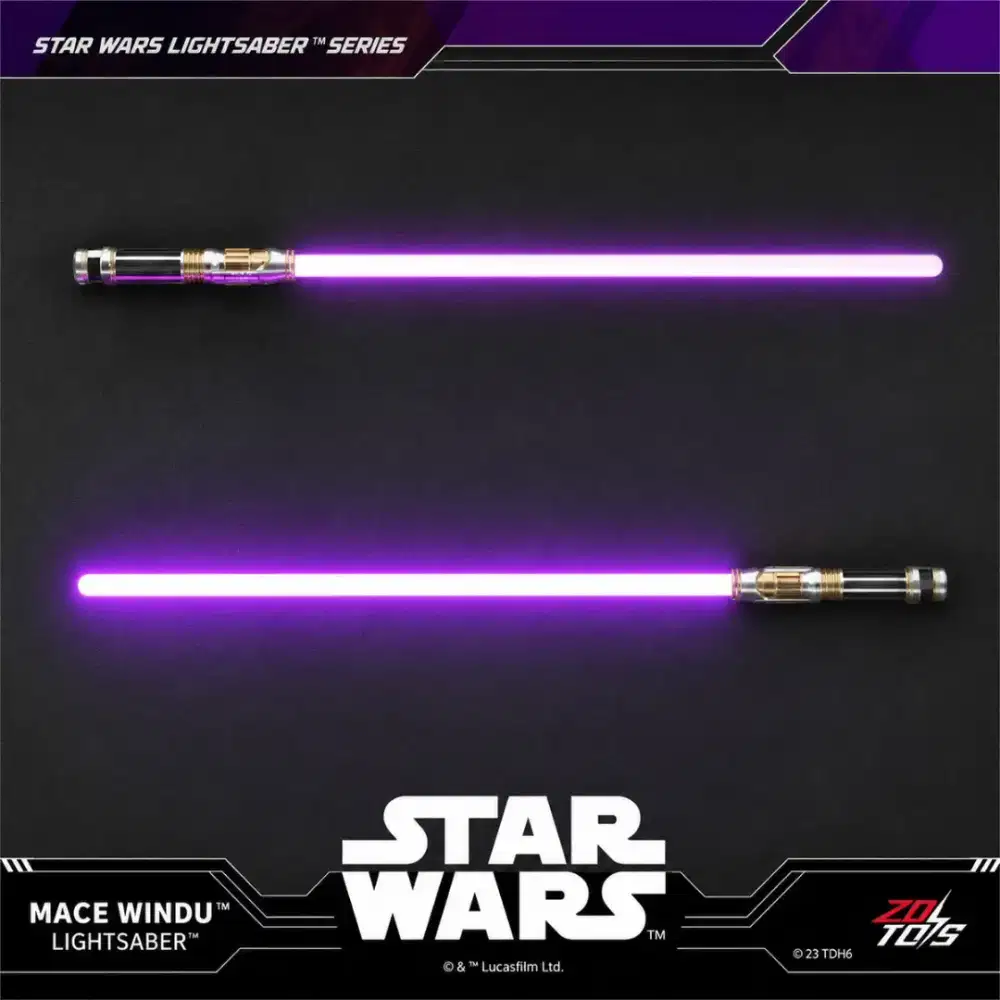 Lightsaber mace windu zd toys (barely used)