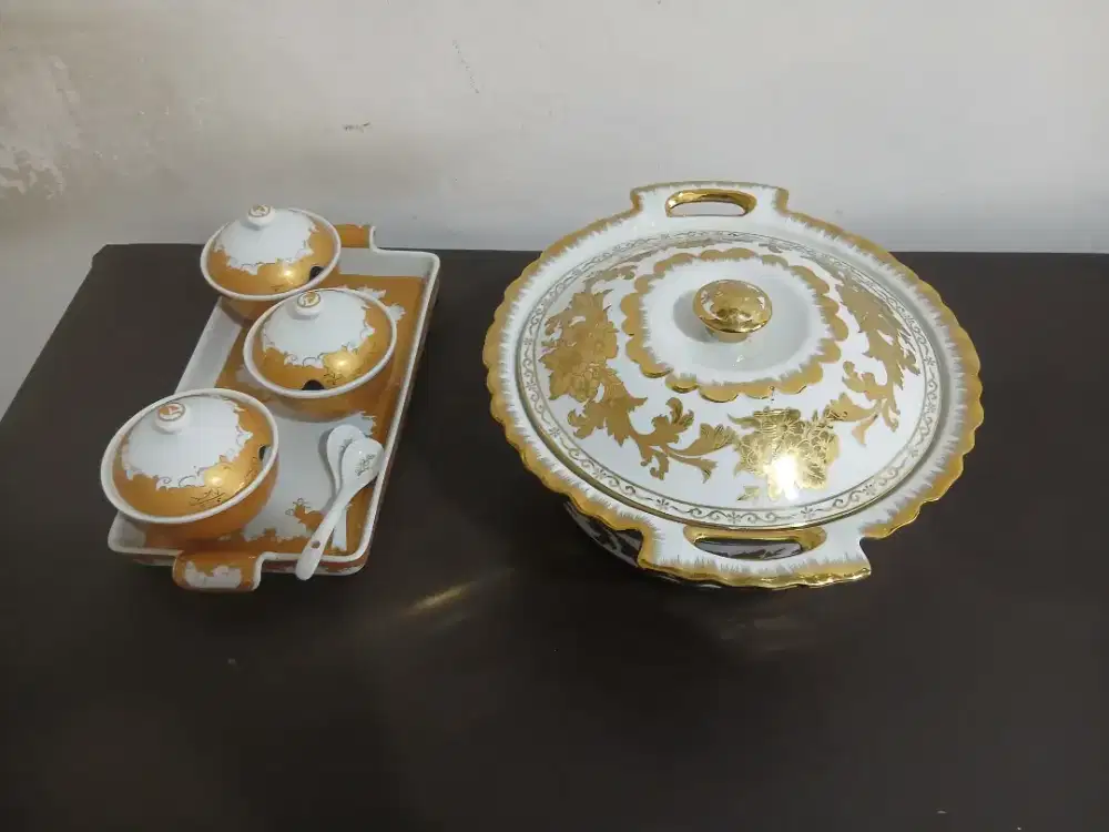 Set Wadah bulat Fiori dan Wadah bumbu Vicenza