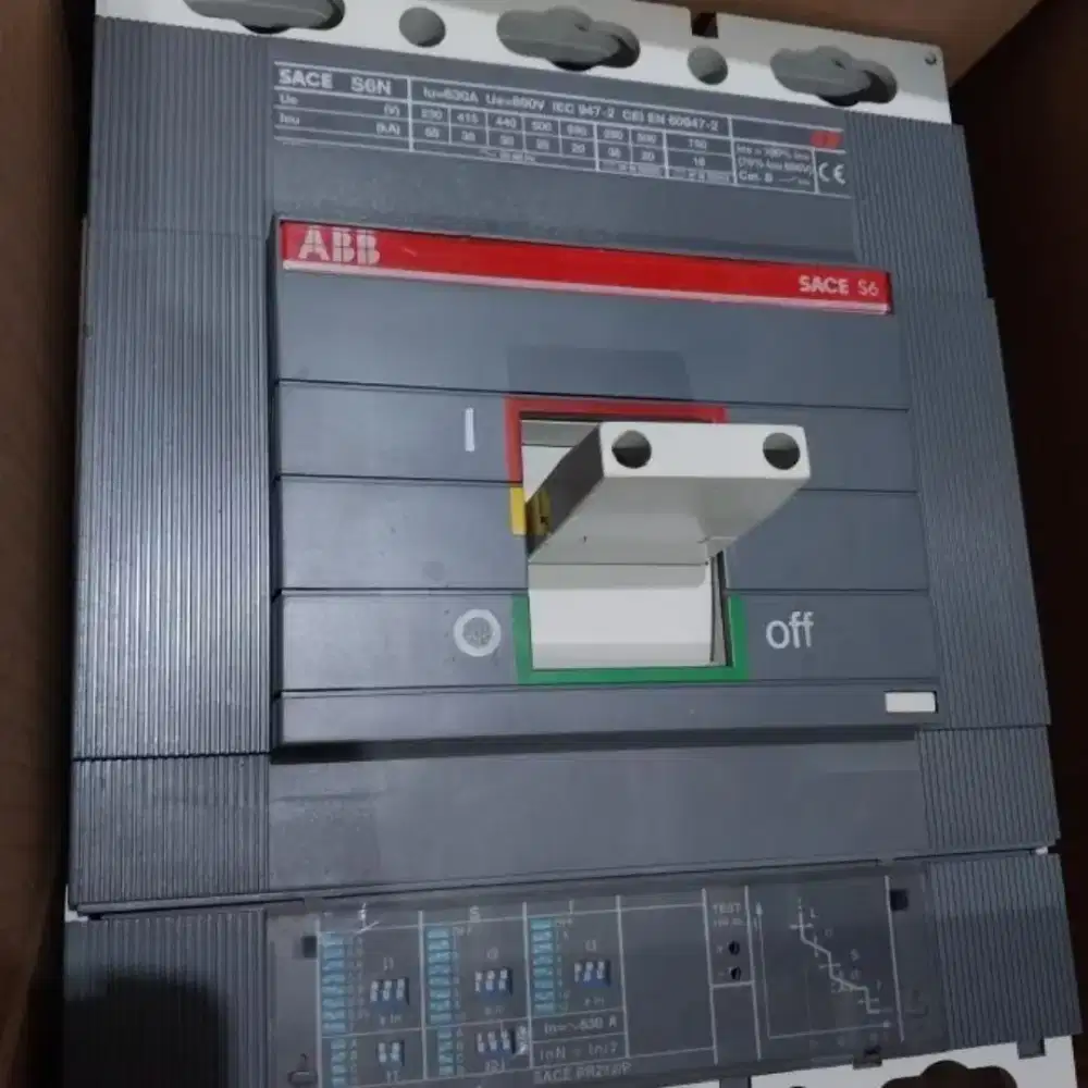 Mccb ABB Sace S6 630a 3p