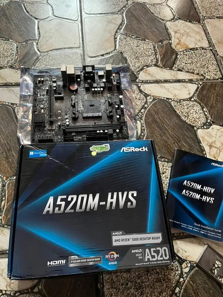 motherboard asrock A520M HVS mobo