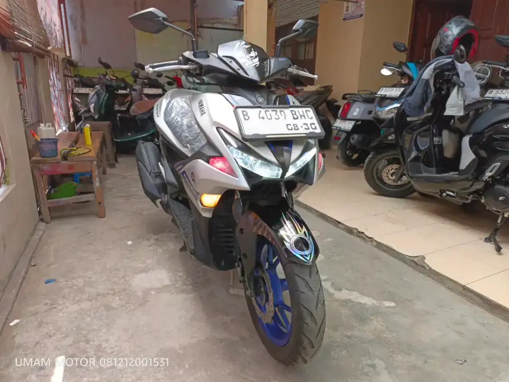 PJK 8/27 YAMAHA AEROX R 2019 KM 30K BS TT 2018 DI CILEDUG HRGA PAS ORI