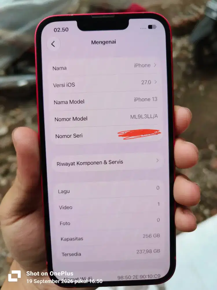 iphone 13 256gb fullset allop